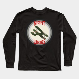 Night Witches Polikarpov Po-2 Bomber Long Sleeve T-Shirt